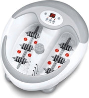 Piede con boiler - Pedicure con luce infrarossa e terapia magnetica - 3 accessori per pedicure - 5 livelli di vibrazione - Funzione di massaggiatura a bolle e riflessologia Piede massaggiato