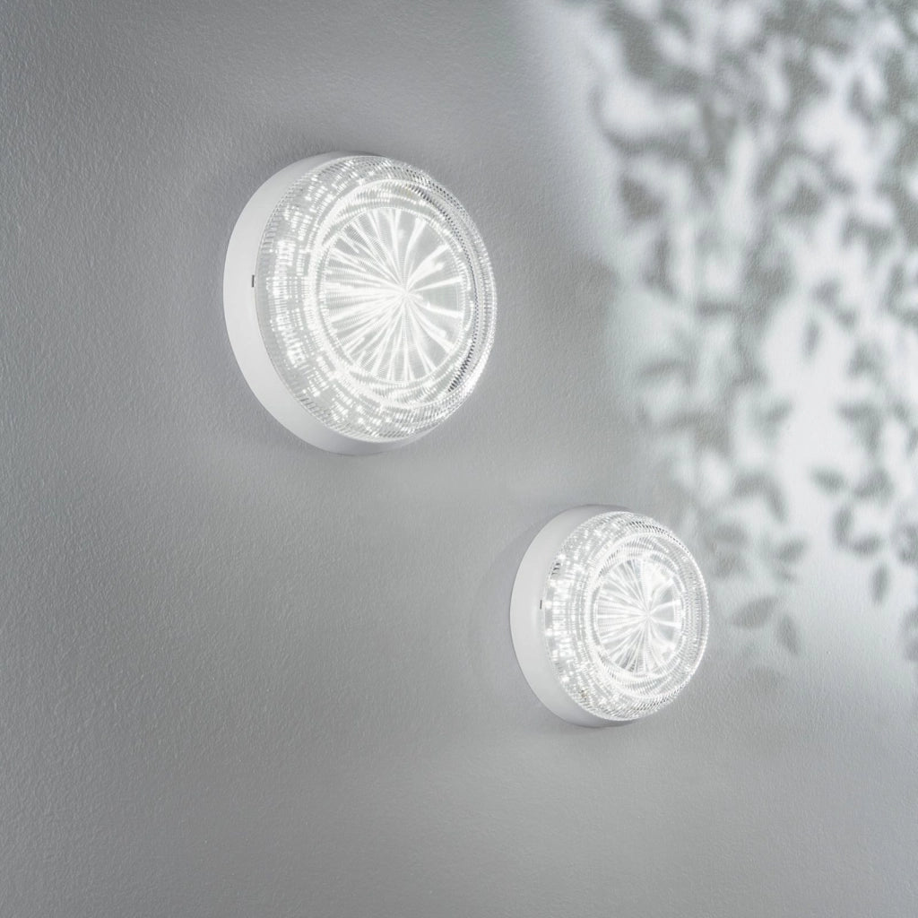 PLAFONIERA LED CAPRI BIANCA 30W 3200LM CCT 3000K / 4000K IP65 25,4X7,6CM