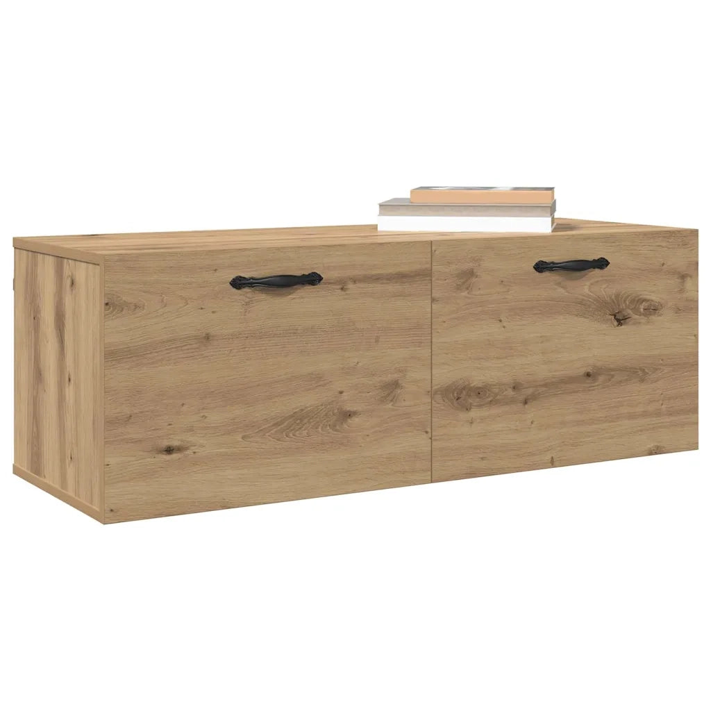 Mobiletto a muro Rovere artigianale 100 x 36,5 x 35 cm