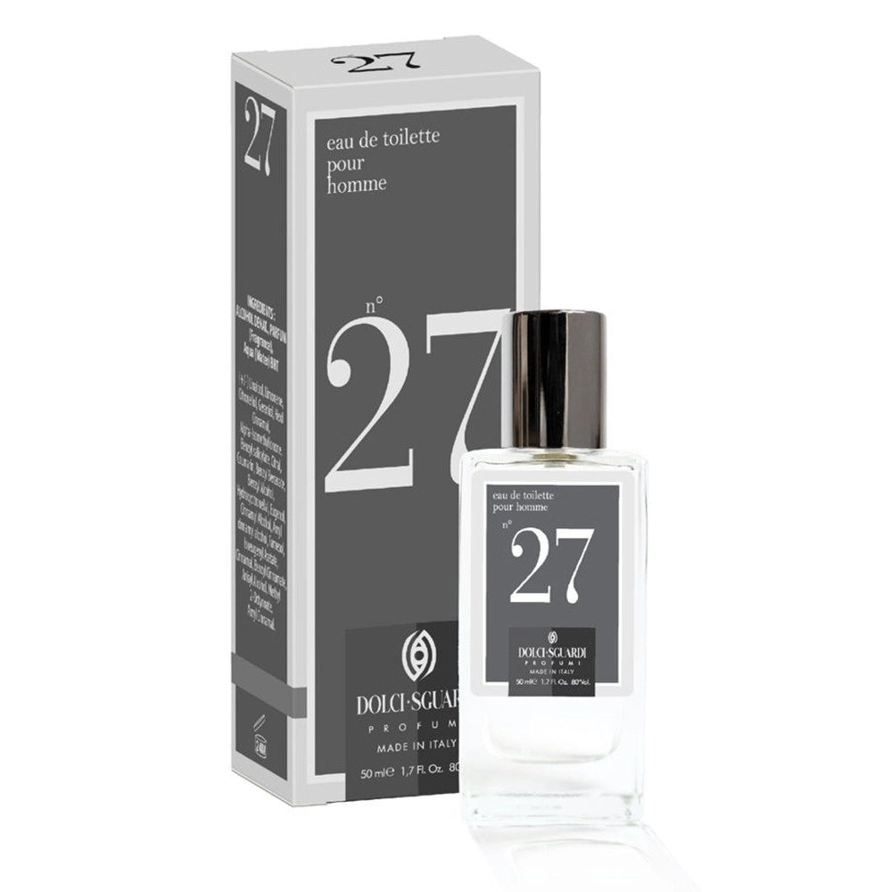 Trade Shop - Profumo Corpo Eau De Toilette Per Uomo N°27 Da 50 Ml Fragranza Legnosa Speziata 005755 -
