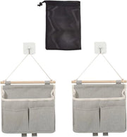 Scatole di stoccaggio appese e sacchetto di stoccaggio - Borsa di stoccaggio pieghevole con cordino - Adatta per camera da letto e bagno.