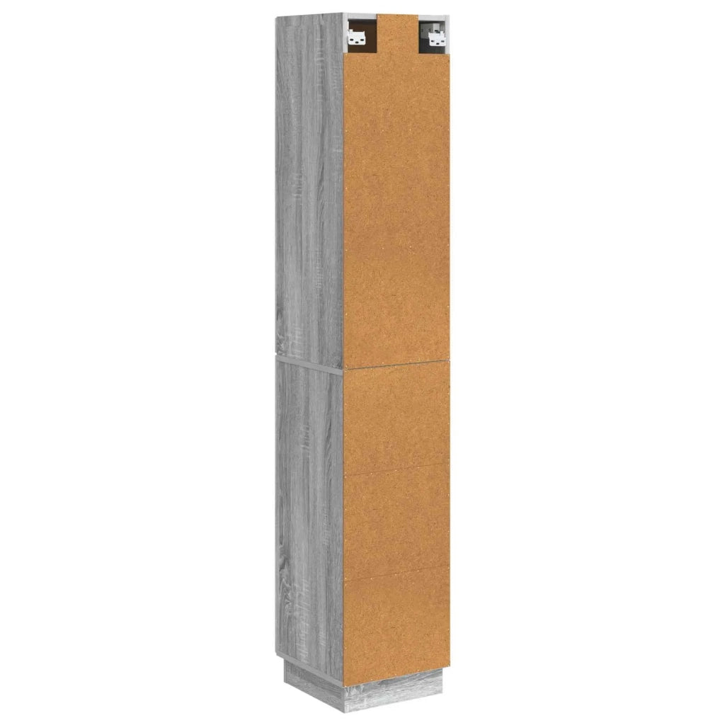 Set di armadi 2 pcs Sonoma grigio 33 x 34,5 x 87 cm 3416814