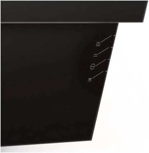 Turboair Diva BL-F-80 Cappa da Parete Nero, Acciaio inox 625 m³-h Classe D