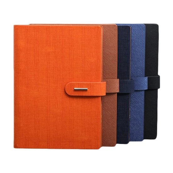 Agenda personalizzabile con cinturino A5 6 righe - Pelle PU di alta qualità - Quaderno da appunti con copertina antiscivolo - 100 fogli - Tessuto antiscivolo