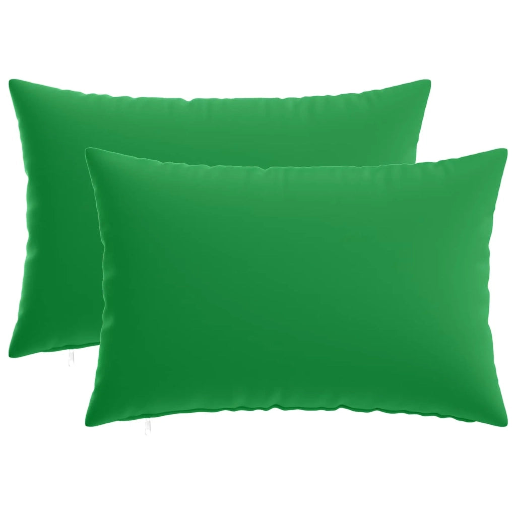 Federa 2 pcs HEERLEN Verde 50 x 75 cm Poliestere 911723