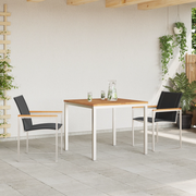 Set pranzo giardino  3 pezzi legno massello di acacia