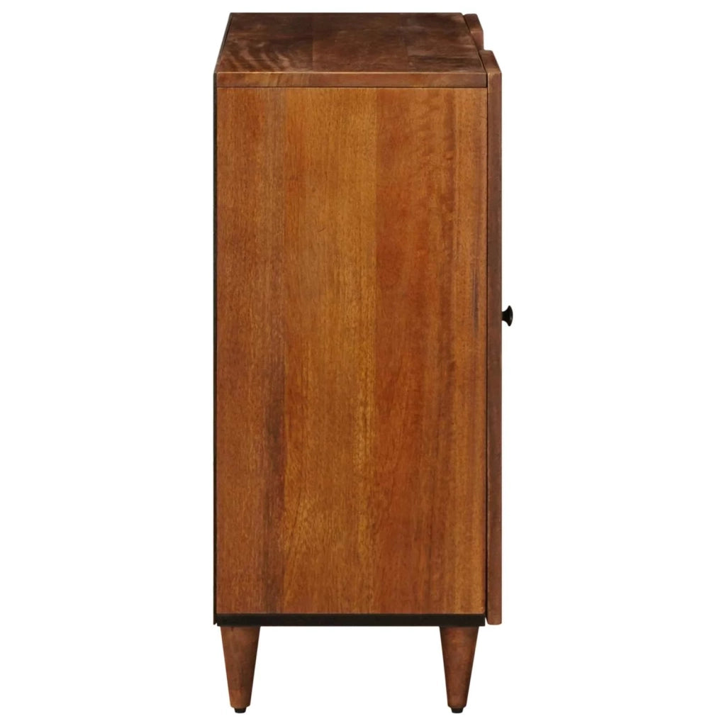 Credenza Noce 90 x 33,5 x 75 cm Legno di mango massello