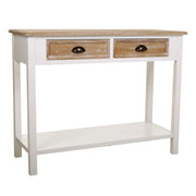 Mobile da ingresso in legno bianco 100x40x78h