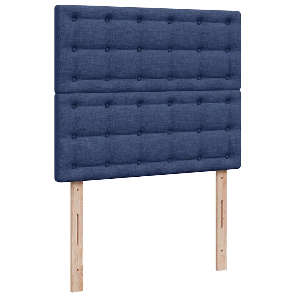 Letto a Molle con Materasso e LED Blu 120x190 cm in Tessuto 3270280