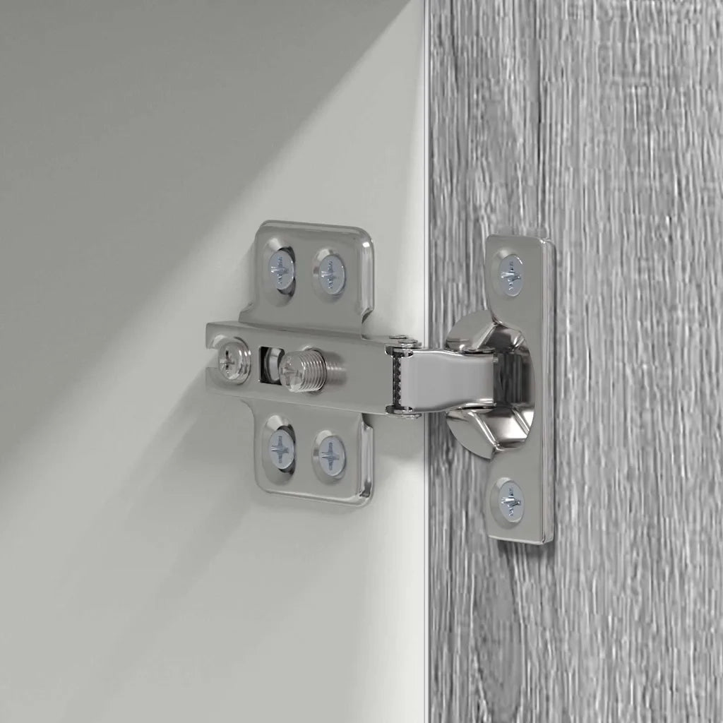 Armadio pensile Grigio Sonoma e Bianco 50 x 31 x 100 cm