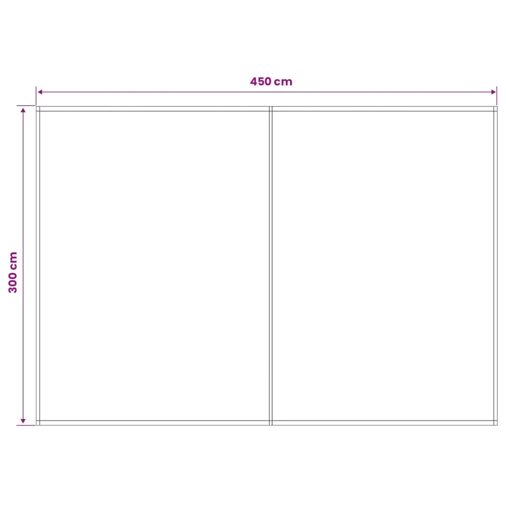 Telo di ricambio per tenda da sole Blu e Arancione 450 × 300 cm 3444325