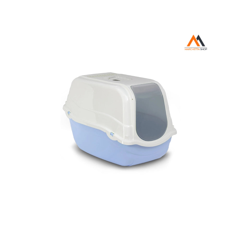 TOILETTE PER GATTI 'ROMEO ECO' col. ice - cm 57 x 39 x h. 41