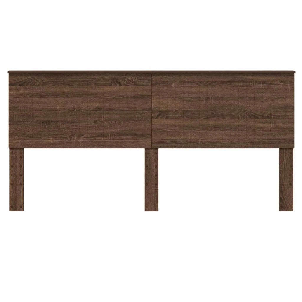Testiera | Testata con Testiera | Testata Rovere Marrone 200 cm Legno multistrato