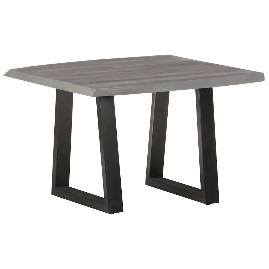 Tavolino da CaffÃ¨ con Bordi Vivi 60x60x40 cm in Massello Acacia cod mxl 27385