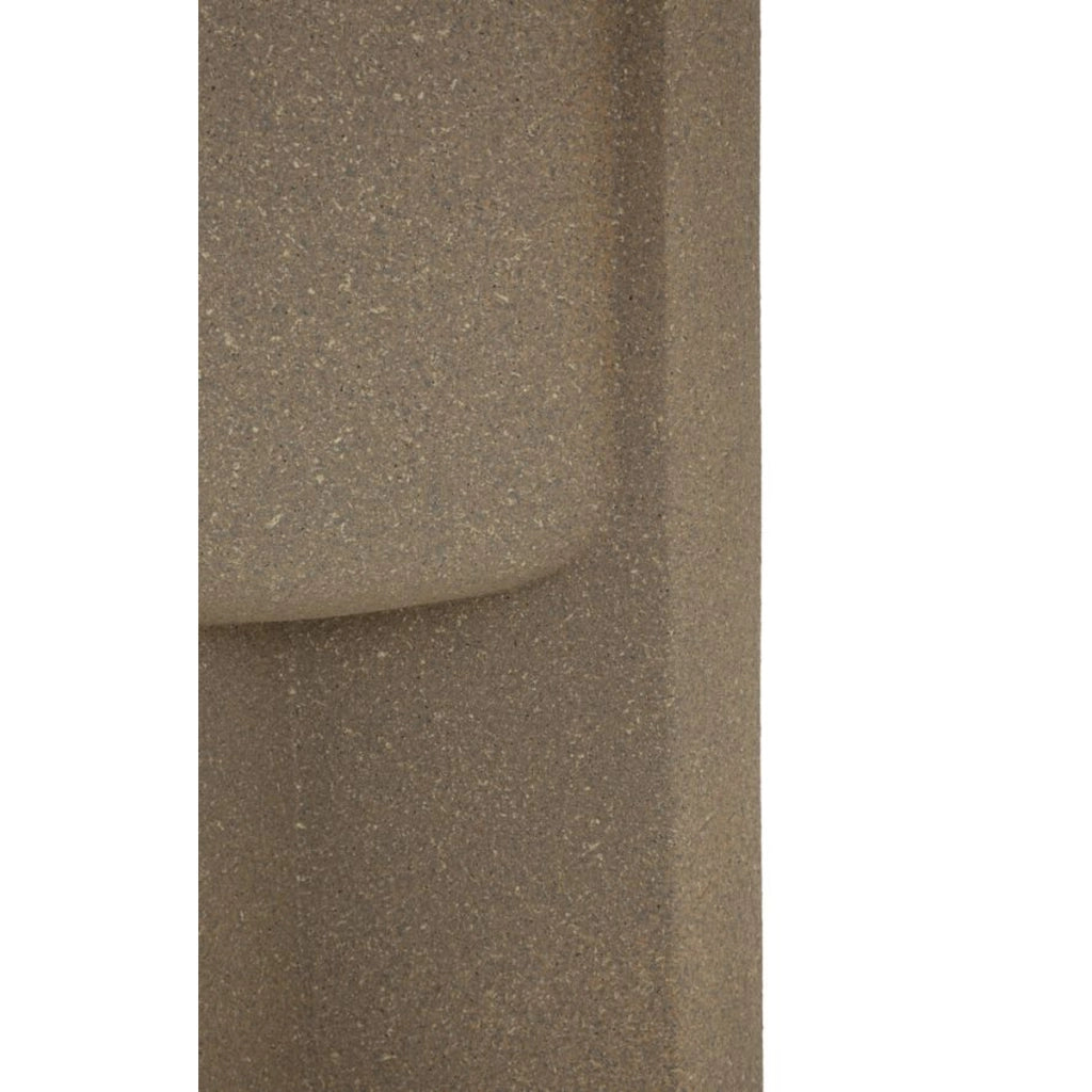 Vaso per Piante VKH1038, Marrone, Poliresina, 39x39x80,5 cm