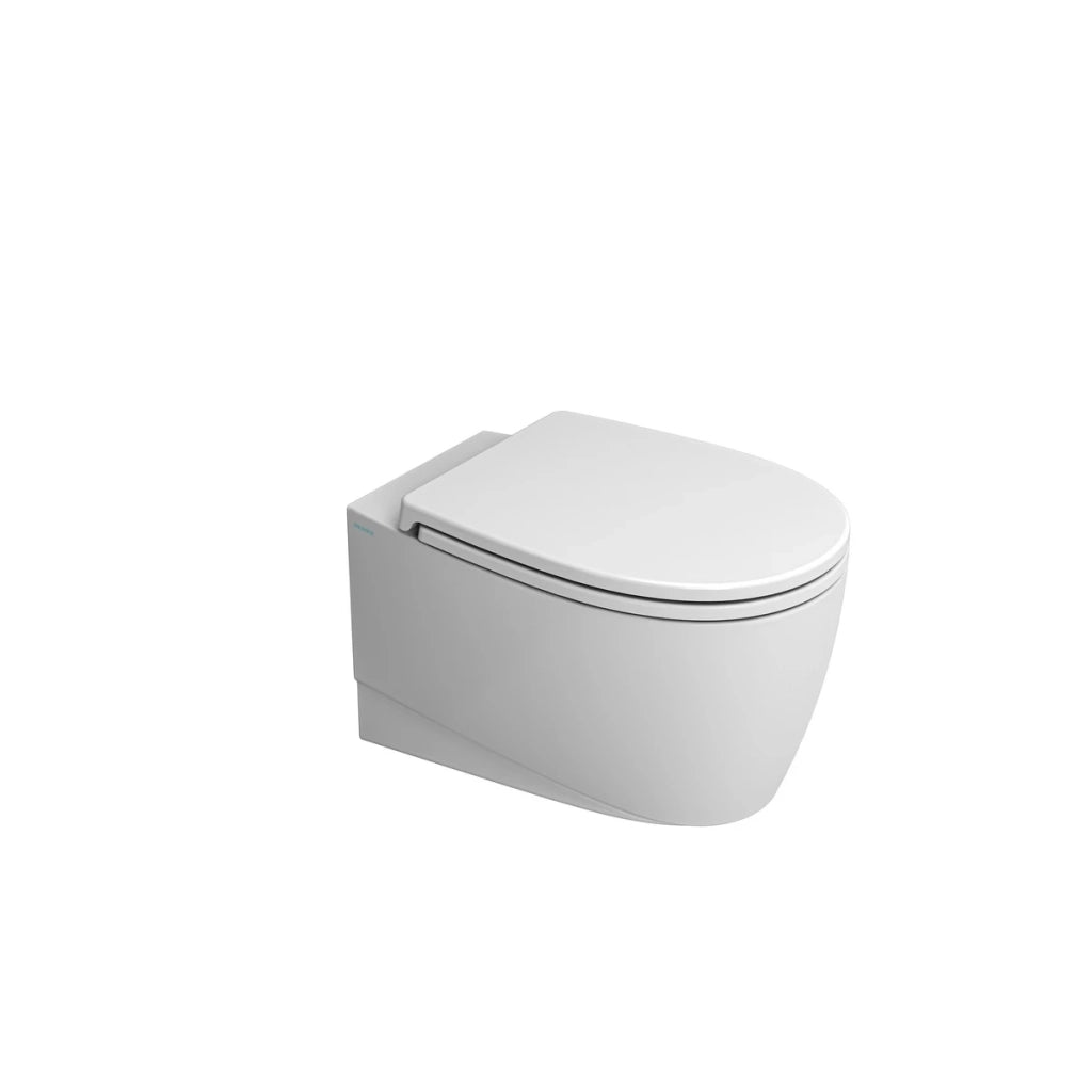 Vaso sospeso Demy Rimless DOLOM in ceramica bianco