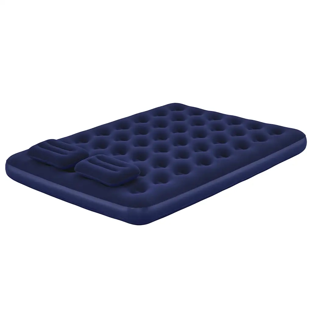 Bestway Materasso Gonfiabile Floccato con Cuscino e Pompa 203x152x22cm 90750