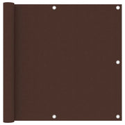 Schermo per balcone schermo per la privacy 90 x 300 cm tessuto Oxford marrone 02_0010240