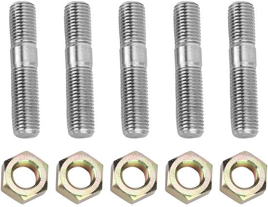 Kit di viti M10x1.25 50mm - 5pz - Viti/Bulloni - Acciaio Inossidabile - Set di ricambio - Compatibile con Mitsubishi DSM 1G/EVO1~10