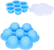 Egg Bites in Silicone - Multifunzionale Frittello - Celeste - Senza BPA - Ideale per Instant Pot - Adatto per Muffins e Uova