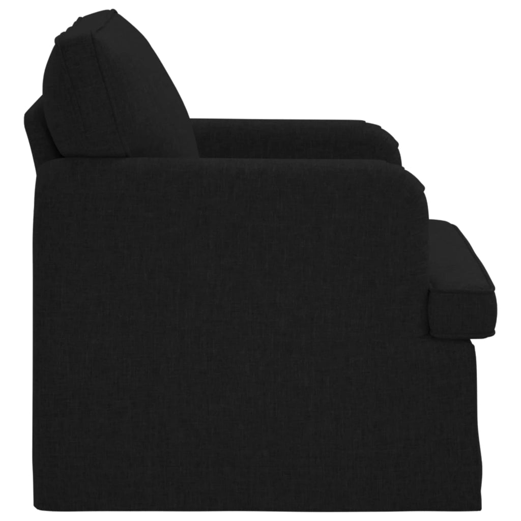 Divano Nero 84 x 80 x 85 cm Tessuto
