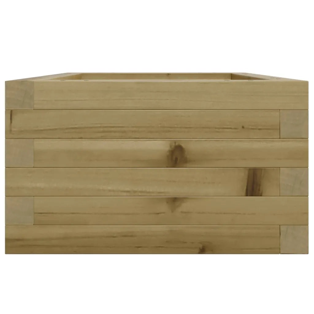 Fioriera da Giardino-Vaso da Esterno 40x40x23 cm in Legno di Pino Impregnato