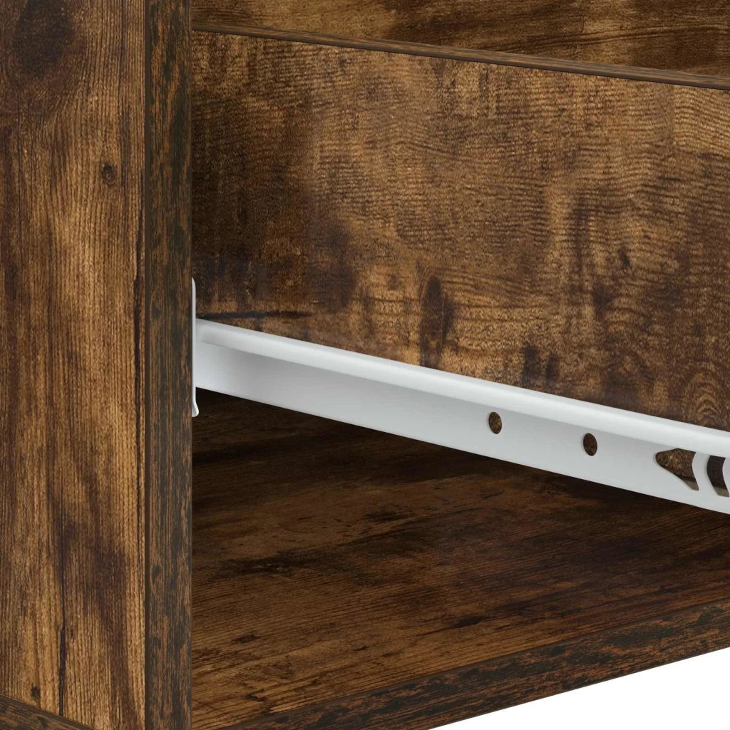 Tavolino da salotto con cassetto Rovere Fumo 49 x 50 x 42 cm