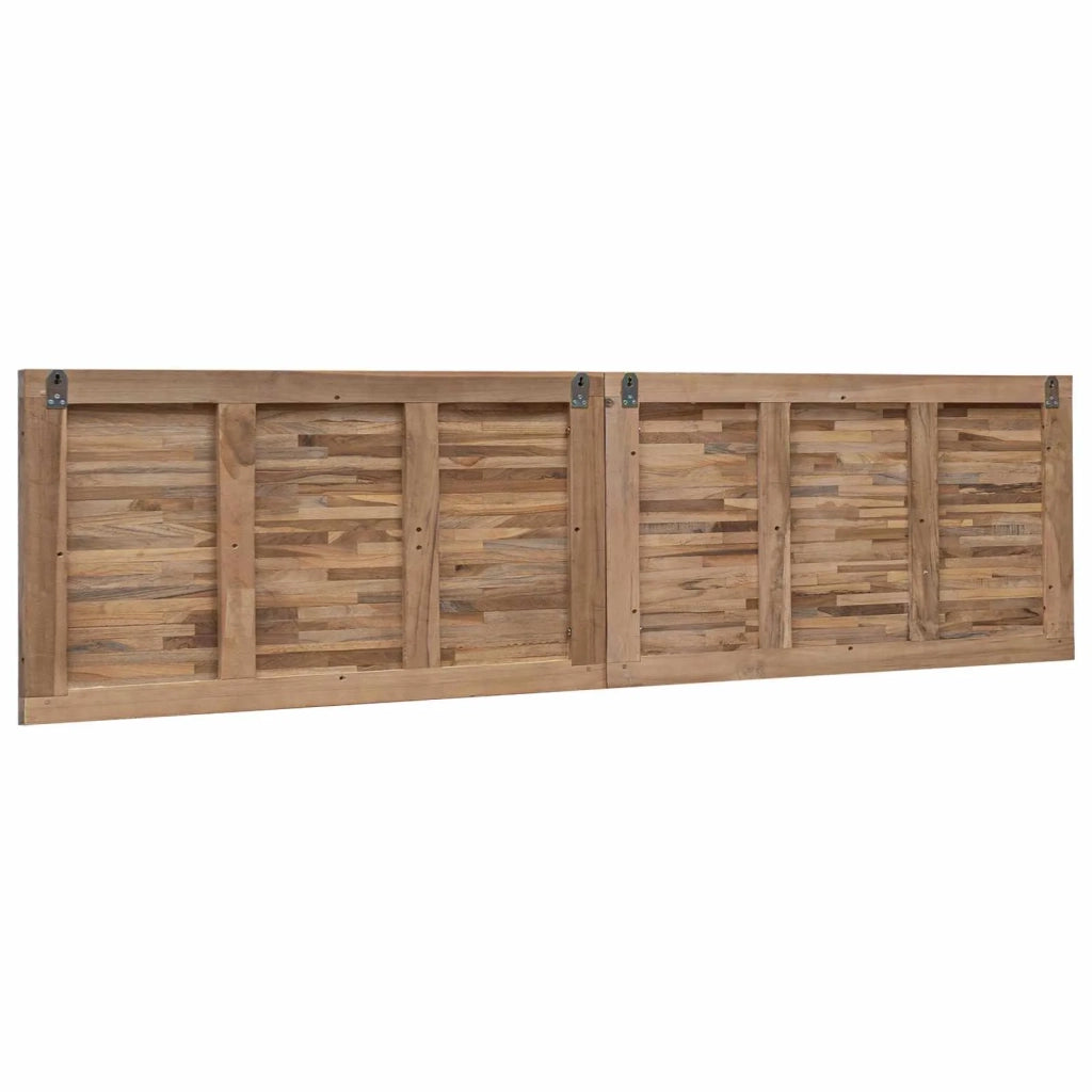 Testiera Naturale Legno di teak solido