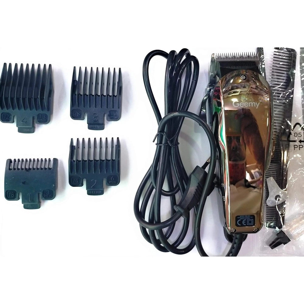 Trade Shop - Tagliacapelli Professionale Gm-1030 Trimmer Elettrico Con Filo Rasoio Per Uomo -