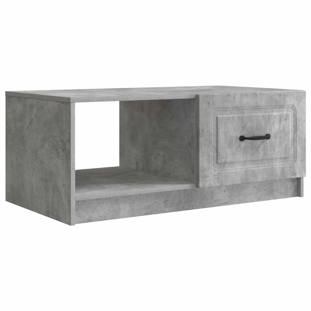 Tavolino da salotto Grigio Cemento 90 x 50 x 37 cm