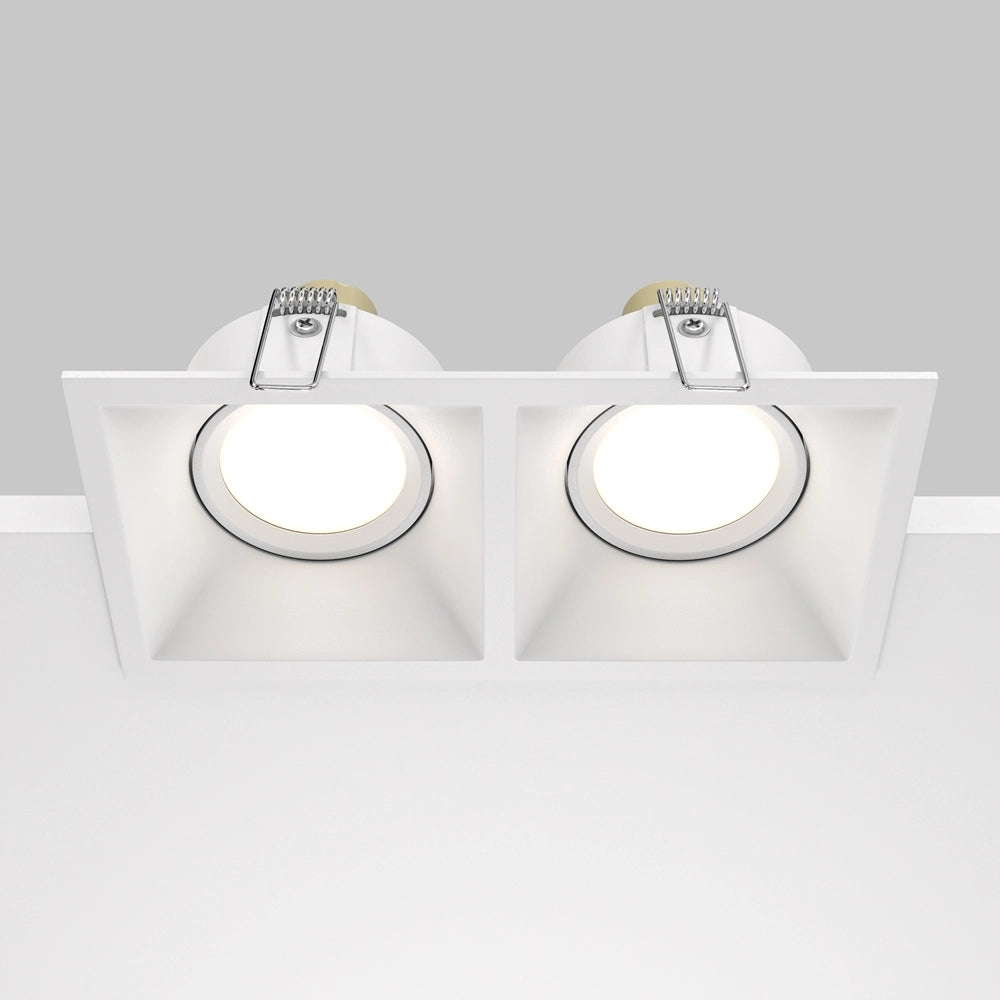 Faretto incasso soffitto Maytoni Dot 2xGU10 bianco
