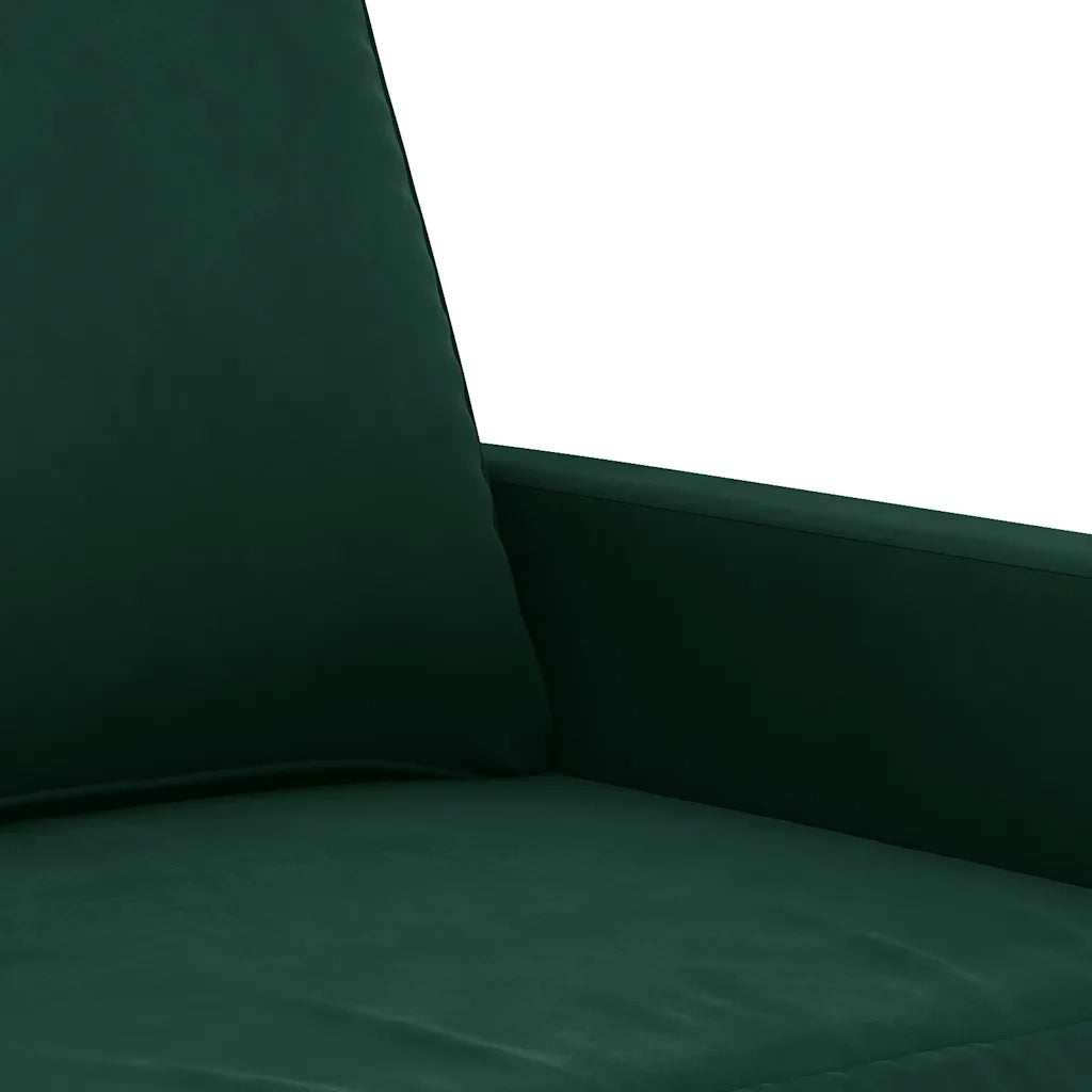 Divano Sedia-Poltrona Verde Scuro 60 cm Velluto 950834