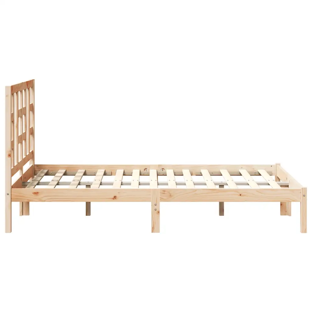 Giroletto-Struttura Letto in Legno Massello 120x200 cm 494888