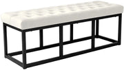 Panca Polson Velluto Nero 120 cm 3