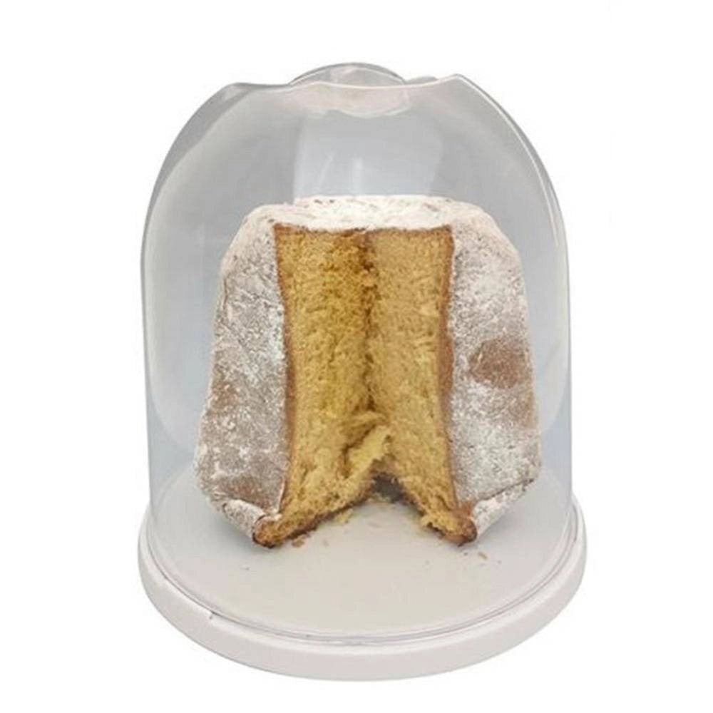 Trade Shop - Cupola Copri Pandoro H27 Porta Dolci Natale Chiusura Salvafreschezza Trasparente -