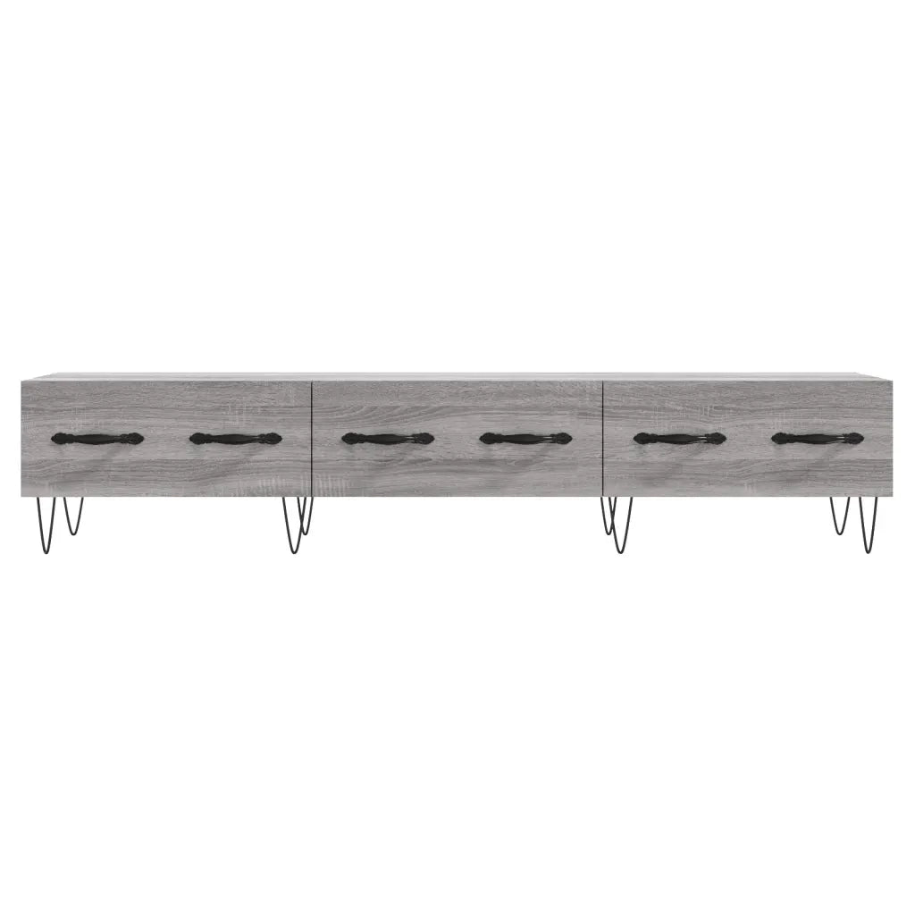 Mobile Porta TV-Mobile per TV-Credenza TV Grigio Sonoma 150x36x30 cm in Legno Multistrato 999386