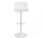 SGABELLO INNSBRUCK IN COLORE BIANCO CON ALTEZZA REGOLABILE