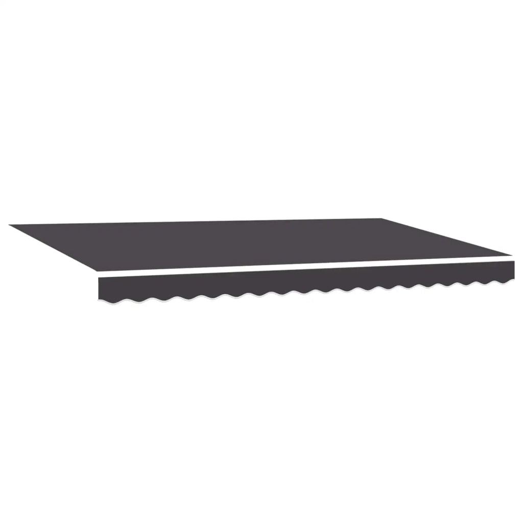 Tenda Retrattile Antracite 400 x 200 cm Tessuto 3329798