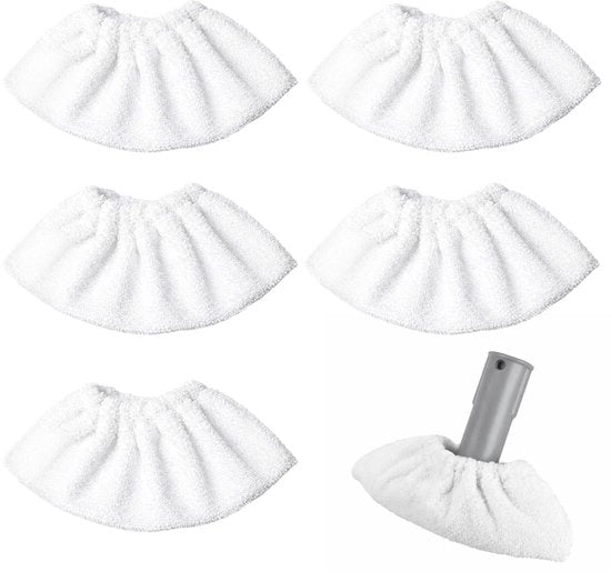 Accessori per Stommatore 5 pezzi - Fazzoletti di Vetro per la Pulizia - Lavabili - Set di Coperture di Riserva - Eliminazione efficace delle Macchie - Prestazioni di Pulizia Ottimali - Fazzoletti di Vetro