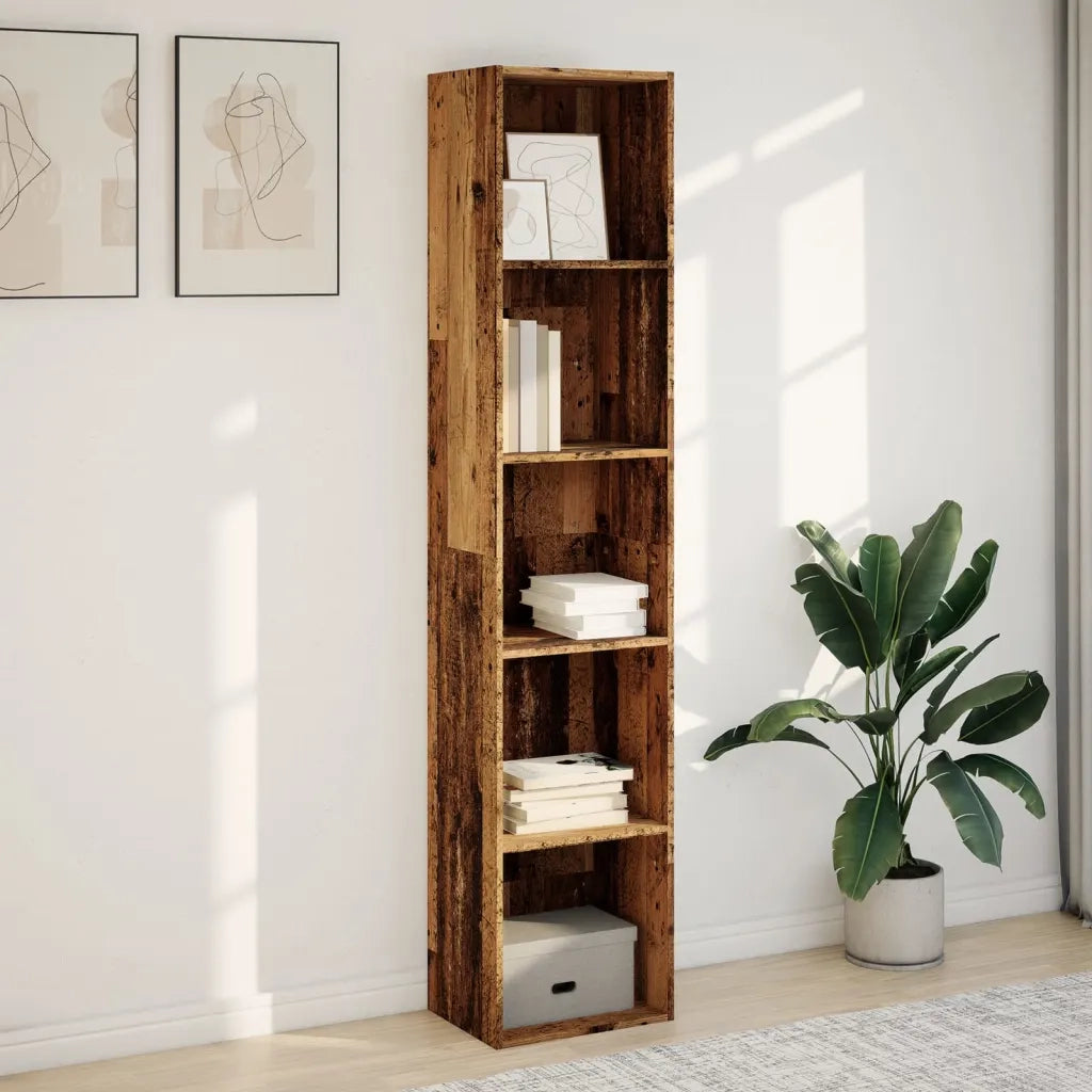 Libreria Legno Antico 40x30x189 cm in Legno Multistrato 857892