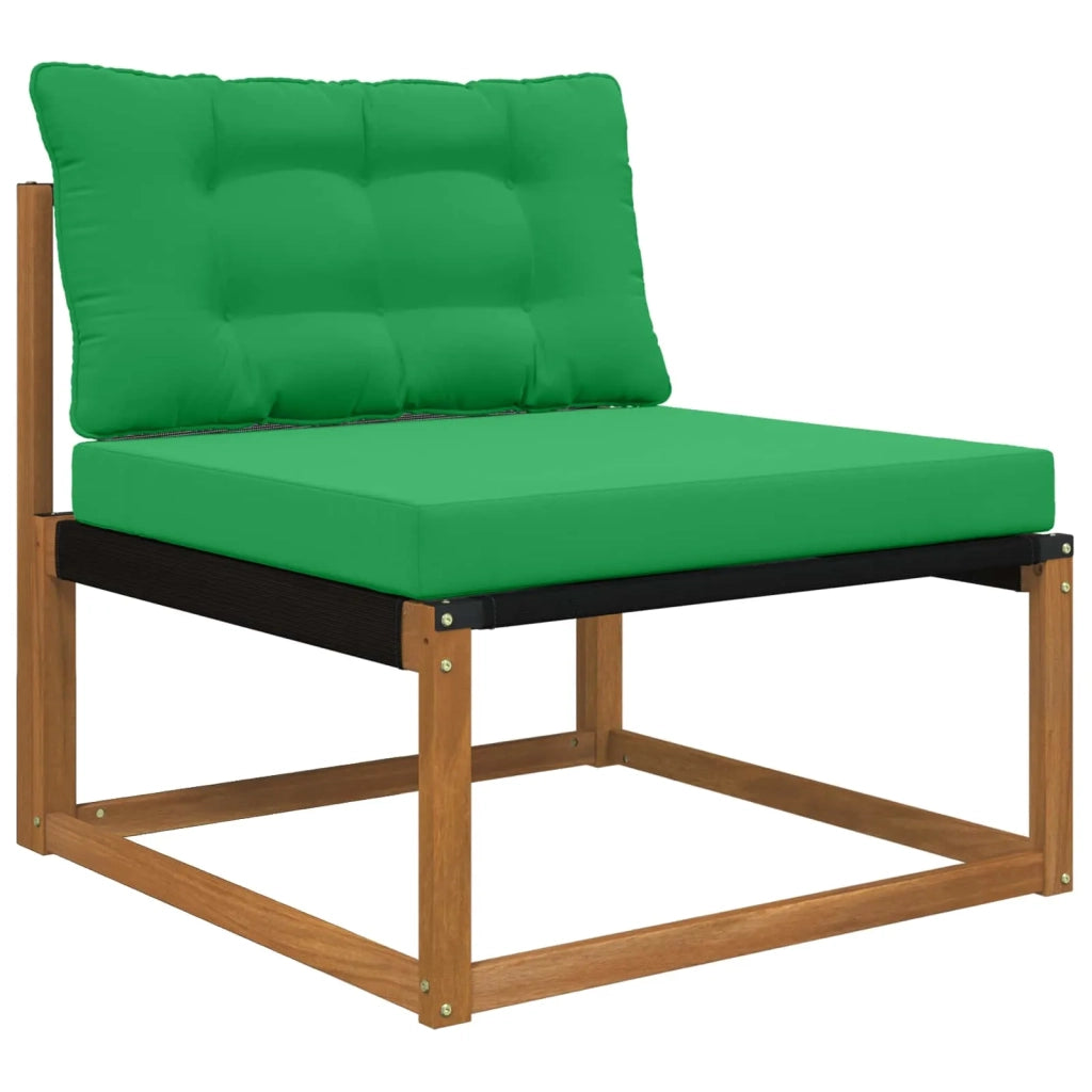 Cuscino per divano da esterno 2 pcs Verde Poliestere