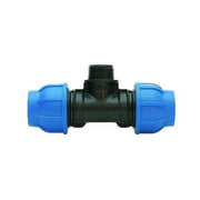 Te a compressione pp diametro 32 x1" maschio x32 mm