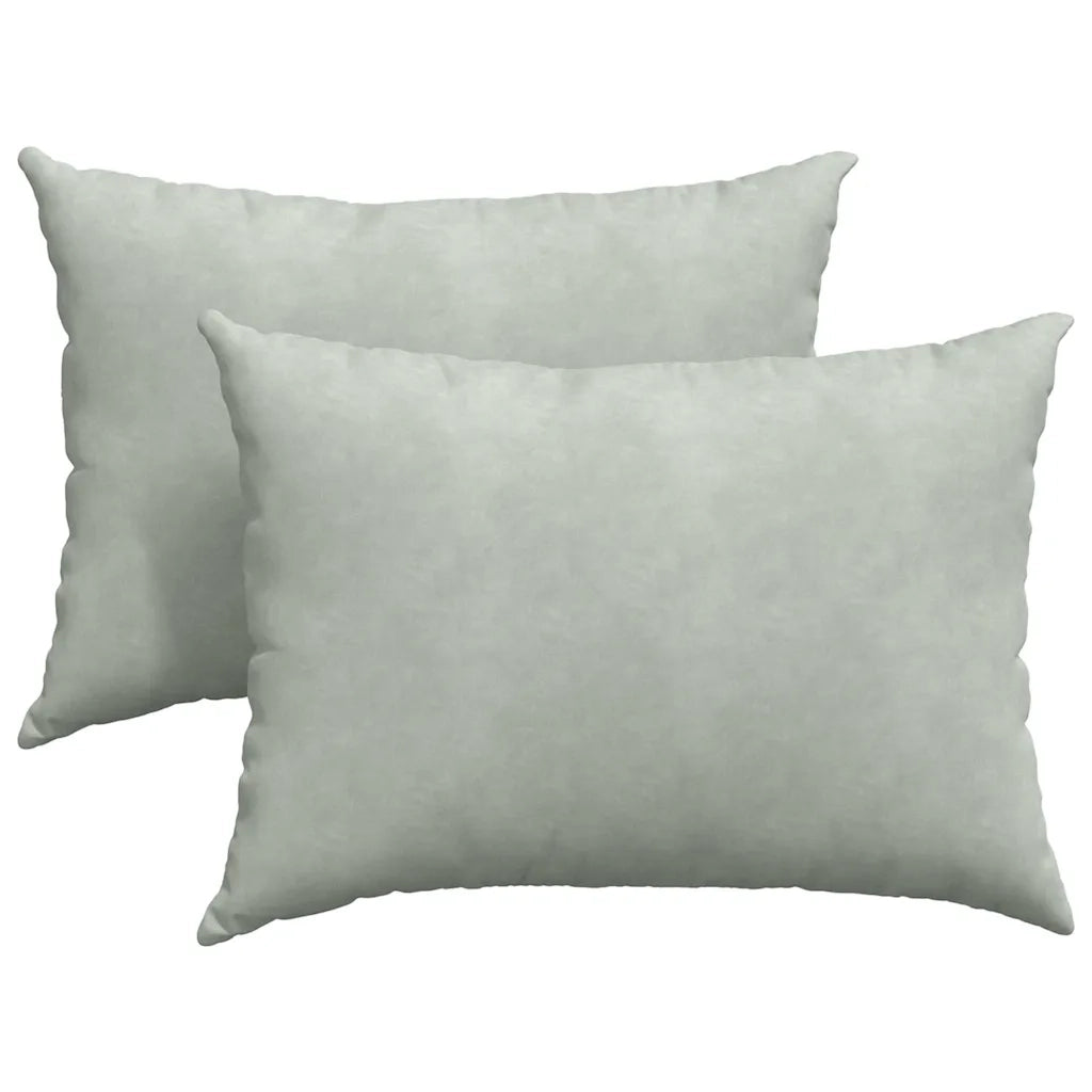 Cuscini da Divano 2 pz | Cuscini per sedie Grigio chiaro 70 x 50 cm