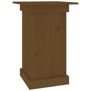 Portafiori | Sostegno per piante Marrone Ambra 40x40x60 cm in Legno Massello di Pino