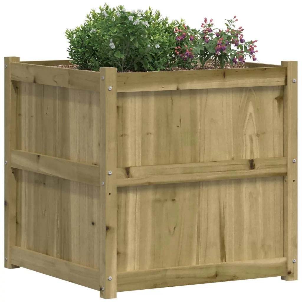 Fioriera da Giardino 70x70x70 cm in Legno di Pino Impregnato 837438