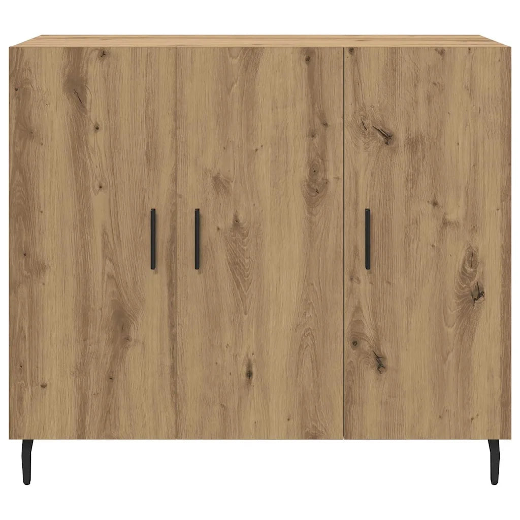 Credenza-Buffet-Armadio da cucina Rovere artigianale 90 x 34 x 80 cm Legno multistrato 978503