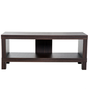 Mobile TV Basso con Vano in Legno Noce 90x35x37 cm