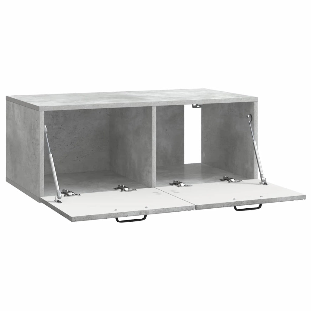 Mobile Porta TV da Muro Grigio Cemento 78,5 x 41 x 30 cm