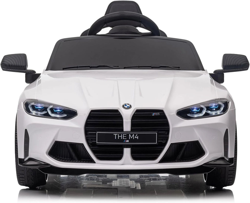 Macchina Elettrica per Bambini Licenza Ufficiale Bmw M4 10,8V 3,1Ah Bianco