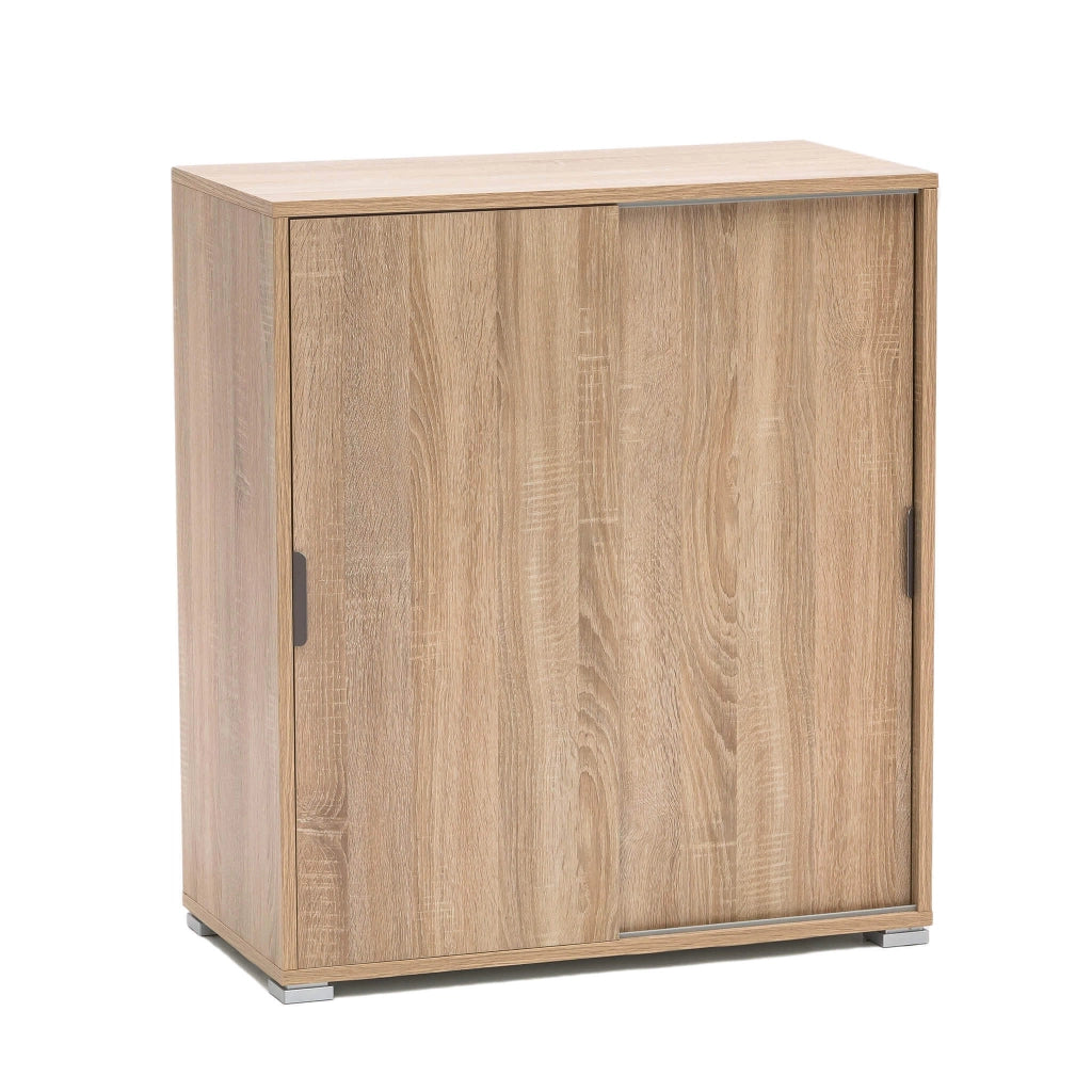 Armadietto da Bagno con 2 ante in Legno Composito cm 75x38x85 - KODEY